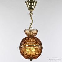 Подвесной светильник Bohemia Ivele Crystal 5480/17 G Amber/M-1G
