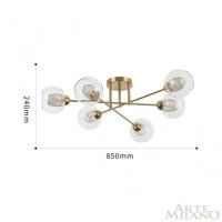 Потолочная люстра Arte Milano Neapolis 272880/6 GD
