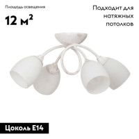 Потолочная люстра Vitaluce V3181/4PL
