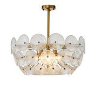 Люстра на штанге Indigo Soffio 12020/6R Gold V000018