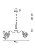 Подвесная люстра Freya Nendo FR5138PL-05W