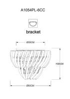 Потолочная люстра Arte Lamp Ella A1054PL-6CC