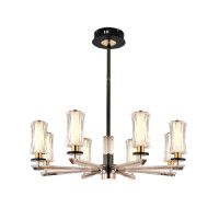 Люстра на штанге Indigo Grandioso 13038/8R Black V000186L