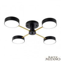 Потолочная люстра Arte Milano Ferrara 252006/4 Bk/Bk