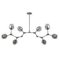 Люстра на штанге AM Group LOFT-8 BK