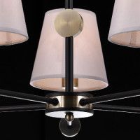 Люстра на штанге Illumico IL0394-5CSQ-24 BK AB CASTOR