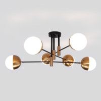 Потолочная люстра Eurosvet Nuvola 70129/6 латунь Smart a057072