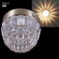 Встраиваемый светильник Reluce 21162-9.5-001GB(with base) G9 GD