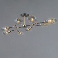 Люстра на штанге Illumico IL0272-8CSQ-25 BK AB TRENTO