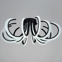 Потолочная люстра Reluce 74390-0.3-6+6 black