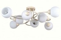 Люстра на штанге Natali Kovaltseva 81400/8C BEIGE GOLD