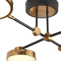 Потолочная люстра Natali Kovaltseva LED LAMPS 81102/4C BRASS BLACK
