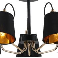 Люстра на штанге Illumico IL6120-5COU-79 BK GD