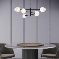 Люстра на штанге Eurosvet Sinki 30189/6 черный a065721