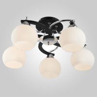 Потолочный светильник Eurosvet 9654/5 хром/черный 00000065865