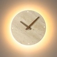 Настенный светильник с часами Citilux Mares CL246015