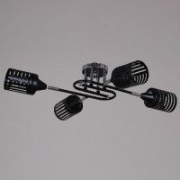 Потолочная люстра Reluce 70052-3.3-04 CR+BK