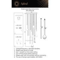 Каскадная люстра Aployt Silveyn APL.059.13.56