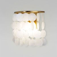 Настенный светильник Eurosvet 60084/2 латунь/перламутр a071169