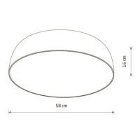 Потолочный cветильник Nowodvorski Satellite M Gray 8020