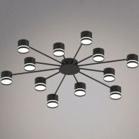 Потолочная люстра Reluce 06730-0.3-12 GX53 BK