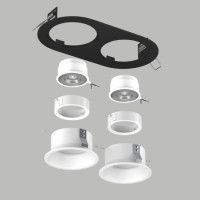 Встраиваемый светильник Lightstar Domino (214657+214606+214606+214006+214006) D6570606WMOD