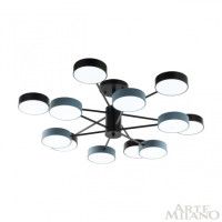 Люстра на штанге Arte Milano Ferrara 250906/12B Bk/Gr