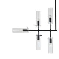 Люстра на штанге Indigo Saetta 11053/12R Black V000566