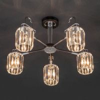 Люстра на штанге Eurosvet 70090/5 графит Smart a045141