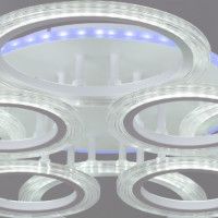 Потолочная люстра Reluce 09812-3.3-4+4A WH (RGB)