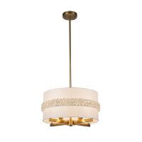 Люстра на штанге Indigo Effetto 13030/4R Brass V000514