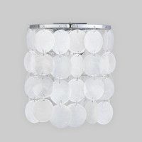 Настенный светильник Eurosvet 60005/1 хром/перламутр