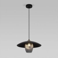 Подвесной светильник Eurosvet Kamari 50259/1 черный/дымчатый a064946