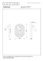Настенный светильник Lucide Carmino 77292/12/41