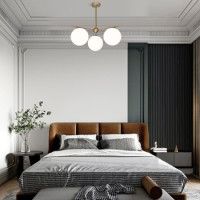 Люстра на штанге Eurosvet Marbella 60147/3 латунь a063853