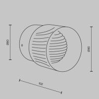 Настенный светильник Maytoni Sacramento MOD480WL-L6BS3K