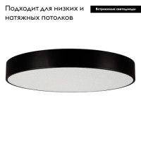 Потолочный светильник Arlight SP-TOR-PILL-PRISM-R800-94W Day4000 (BK, 100 deg, 230V) 023002(4)
