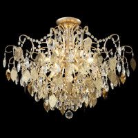 Потолочная люстра Crystal Lux ESMIRALDA PL9 GOLD