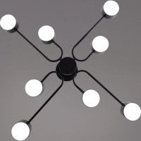 Люстра на штанге Reluce 03708-0.3-08 BK GX53