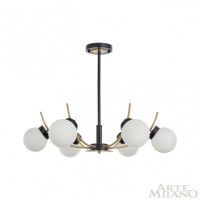 Люстра на штанге Arte Milano Neapolis 276169/6 BK/GD