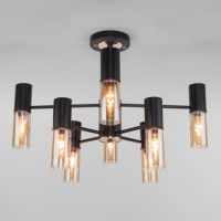 Люстра на штанге Eurosvet Tesoro 70125/8 черный Smart a053246