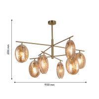 Люстра на штанге F-Promo Media 4485-8C