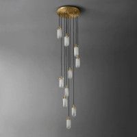 Каскадная люстра DeLight Collection Sorno MT9056-10H brass