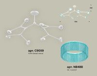 Люстра на штанге Ambrella Light Traditional (C9059, N8488) XB9059202