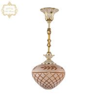 Подвесной светильник Art Classic 34.003P.18.GW.Amber-White.H-1B