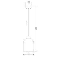 Подвесной светильник Eurosvet TANDEM 50119/1 латунь