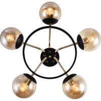 Люстра на штанге Reluce 01344-0.3-05 BK+FGD