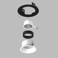 Встраиваемый светильник Lightstar Domino (214617+214606+214007) D61706BMOD