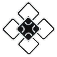 Потолочная люстра Natali Kovaltseva Spektr HIGH-TECH LED LAMPS 82022 BLACK