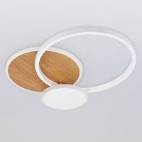 Потолочный светильник Эра Модерн City CLL-1-60-RC WH+Wood